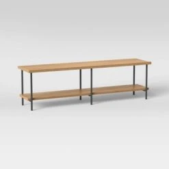 Wood And Metal TV Stand For TVs Up To 60" - Room Essentials™ 13 Wood And Metal TV Stand For TVs Up To 60" - Room Essentials™ -Room Essentials Sale GUEST 008e6b5f 4d43 465d 8784 80c8ca30ed60