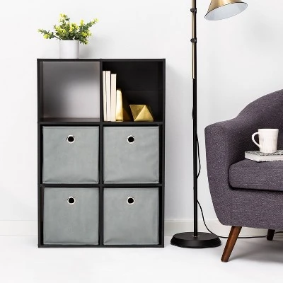 11" Fabric Bin Bundle 4pk Gray - Room Essentials™ 2 11" Fabric Bin Bundle 4pk Gray - Room Essentials™