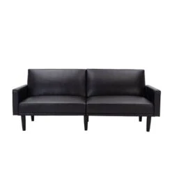 Faux Leather Futon Sofa With Arms Black - Room Essentials™ 14 Faux Leather Futon Sofa With Arms Black - Room Essentials™ -Room Essentials Sale GUEST 095f658f 5ce1 4340 8445 617be630fe35