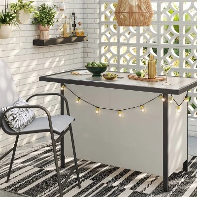 Patio Bar Table, Outdoor Furniture - Room Essentials™ 3 Patio Bar Table, Outdoor Furniture - Room Essentials™
