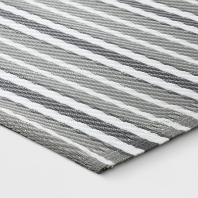 Striped Indoor/Outdoor Rug - Room Essentials™ 4 Striped Indoor/Outdoor Rug - Room Essentials™ - Image 2