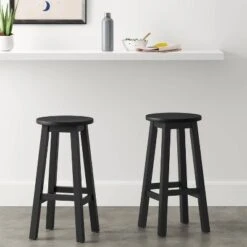 Basic Wood Counter Height Stool - Room Essentials™