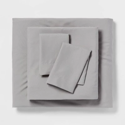 Stripe Microfiber Reversible Comforter & Sheet Set Gray - Room Essentials™ 8 Stripe Microfiber Reversible Comforter & Sheet Set Gray - Room Essentials™ - Image 6