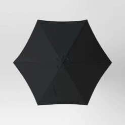 9'x9' Patio Market Umbrella - Black Pole - Room Essentials™ -Room Essentials Sale GUEST 2fd38c44 2037 4542 863c b2bc1c82caf3