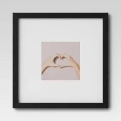 Set Of 9 Gallery Frame Set 10" X 10" Matted To 5" X 5" Black - Room Essentials™ -Room Essentials Sale GUEST 402ddbeb 4a04 4aaf 8256 e361f9fa7418