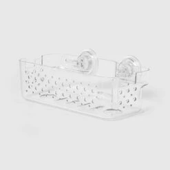 Suction Medium Basket Clear - Room Essentials™ -Room Essentials Sale GUEST 493d2504 36d2 4404 9c84 822428f27b43