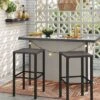 2pk Store & Serve Bar Stools - Black - Room Essentials™