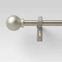 Café Smaller Ball Curtain Rod Silver - Room Essentials™ -Room Essentials Sale GUEST 6b640b35 3d6d 4090 b7b2 f48607ae9060