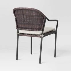 3pc Wicker Bistro Set With Cushions - Dark Brown - Room Essentials™ -Room Essentials Sale GUEST 6c91a52d 24e8 4e7b bca7 7f03e76fb207