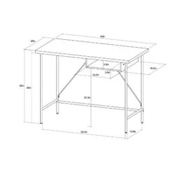 Wood And Metal Writing Desk With Storage - Room Essentials™ -Room Essentials Sale GUEST 6e7ff5a2 4966 43c2 b1b6 75a03b348323