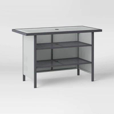 Patio Bar Table, Outdoor Furniture - Room Essentials™ 4 Patio Bar Table, Outdoor Furniture - Room Essentials™ - Image 2