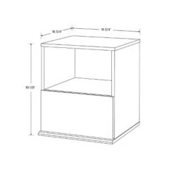 1 Drawer Modular Nightstand White - Room Essentials™ -Room Essentials Sale GUEST 7905ea17 3d75 4eb6 89d5 c53f87bc4189
