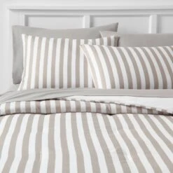 Stripe Microfiber Reversible Comforter & Sheet Set Gray - Room Essentials™ 17 Stripe Microfiber Reversible Comforter & Sheet Set Gray - Room Essentials™ -Room Essentials Sale GUEST 7adc7c7f 4748 4bb9 b8a9 3903f5534a0a