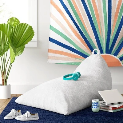 Triangle Bean Bag Chair - Room Essentials™ 3 Triangle Bean Bag Chair - Room Essentials™