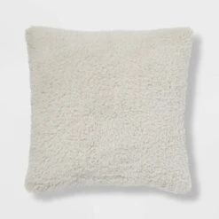 Sherpa Square Pillow - Room Essentials™