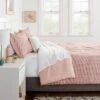 Strawberry Print Reversible Microfiber Comforter & Sheet Set Light Pink - Room Essentials™ -Room Essentials Sale GUEST 939e58b8 3b2c 4e33 b176 fc58f22f50ec