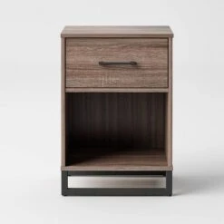 Mixed Material Nightstand - Room Essentials™ -Room Essentials Sale GUEST 94c8f805 374f 42b3 8256 c686819f9937