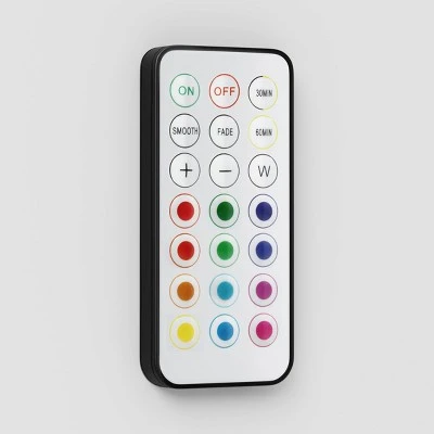 3pk 3" RGB Novelty Wall Lights With Remote Control - Room Essentials™ 6 3pk 3" RGB Novelty Wall Lights With Remote Control - Room Essentials™ - Image 4