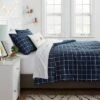 Reversible Microfiber Grid Comforter - Room Essentials™ -Room Essentials Sale GUEST a2411ca3 c7fc 4886 b1f2 8d2c6ace4984