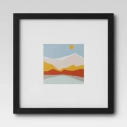 Set Of 9 Gallery Frame Set 10" X 10" Matted To 5" X 5" Black - Room Essentials™ -Room Essentials Sale GUEST af8bf485 bdf5 4dc9 8ddd 284197740a27