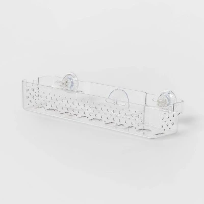 Suction Long Basket Clear - Room Essentials™ 3 Suction Long Basket Clear - Room Essentials™ - Image 2