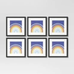 (Set Of 6) 11" X 11" Matted To 8" X 8" Frame Set - Room Essentials™ -Room Essentials Sale GUEST b7d39f93 8658 4b32 b70c faf0c2756d7f