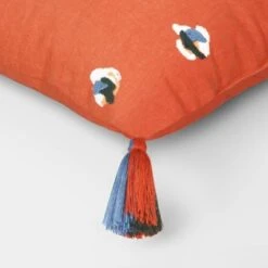 Abstract Dots Embroidered Cotton Square Throw Pillow - Room Essentials™ -Room Essentials Sale GUEST c189501b 665b 484f a7bd 0be577802d41