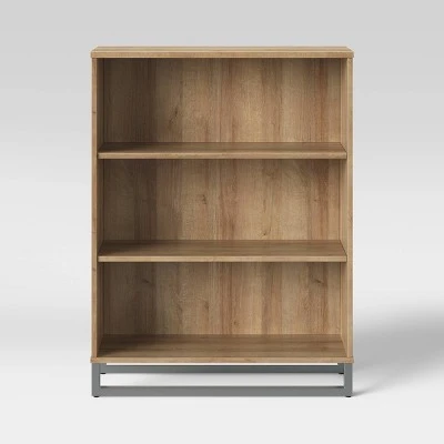Mixed Material 3 Shelf Bookcase - Room Essentials™ 6 Mixed Material 3 Shelf Bookcase - Room Essentials™ - Image 4
