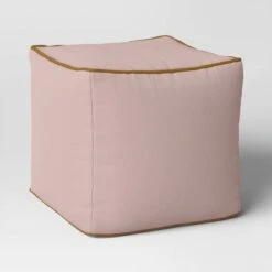Color Block With Contrast Piping Pouf - Room Essentials™ -Room Essentials Sale GUEST d9447268 75df 4227 878b d6ccd2b5fc97