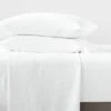 Queen Garment Washed Microfiber Solid Sheet Set White - Room Essentials™ -Room Essentials Sale GUEST dc5253bd 4879 44a3 aaa8 395da0735a0e