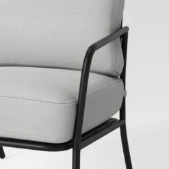 2pc Metal Mesh Outdoor Patio Chairs With Double Cushions, Club Chairs Black - Room Essentials™ -Room Essentials Sale GUEST e78b6241 638a 4296 8ce1 db41e8e3dfb1