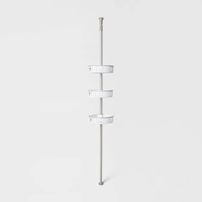 Steel Corner Tension Pole Caddy - Room Essentials™ 6 Steel Corner Tension Pole Caddy - Room Essentials™ - Image 4