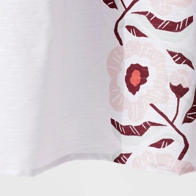 Folk Floral Print Shower Curtain - Room Essentials™ 5 Folk Floral Print Shower Curtain - Room Essentials™ - Image 3