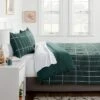 Grid Print Microfiber Reversible Comforter & Sheet Set Dark Green - Room Essentials™ -Room Essentials Sale GUEST f2916d48 beca 4579 83de 73f308bcc6b6