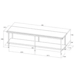 Wood And Metal TV Stand For TVs Up To 60" - Room Essentials™ 11 Wood And Metal TV Stand For TVs Up To 60" - Room Essentials™ -Room Essentials Sale GUEST f2ab031b ee97 4ed0 a48d 1bc0bae2773f