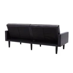 Faux Leather Futon Sofa With Arms Black - Room Essentials™ 17 Faux Leather Futon Sofa With Arms Black - Room Essentials™ -Room Essentials Sale GUEST fc7d055a 313d 47c6 b0f0 b13d401eb9fe